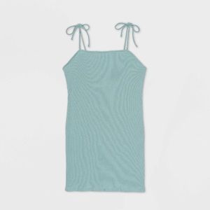 Women’s Sleeveless Tie Strap Knit Dress